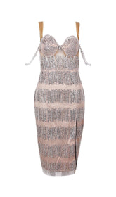 MIDIKLEID MIT PAILLETTEN